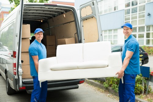 Removal team planning a local move in Woodford