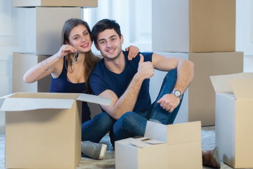 Professional Man With Van Woodford service focused on safety and insurance