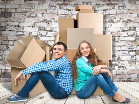 Removal van service helping with a local move in Woodford