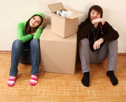 Example household move from a flat or terrace in Woodford