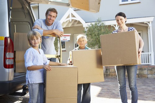 Careful loading support for furniture collection in Woodford
