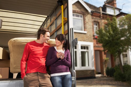 Household removals support for flats and homes in Woodford